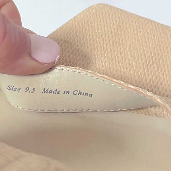 Dolce Vita Posy Heels in Natural Rafia Size 9.5 - Picture 13 of 16